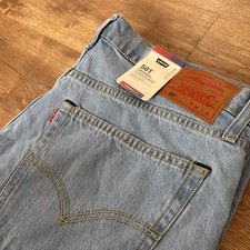 Levi's 501 Herren Jeans Hose W38 L32 Light Blau