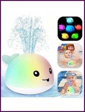 Baby Bath Toys, Toddler Bath Toys for Kids Ages 1-3, Light Up Whale Bath Toy.