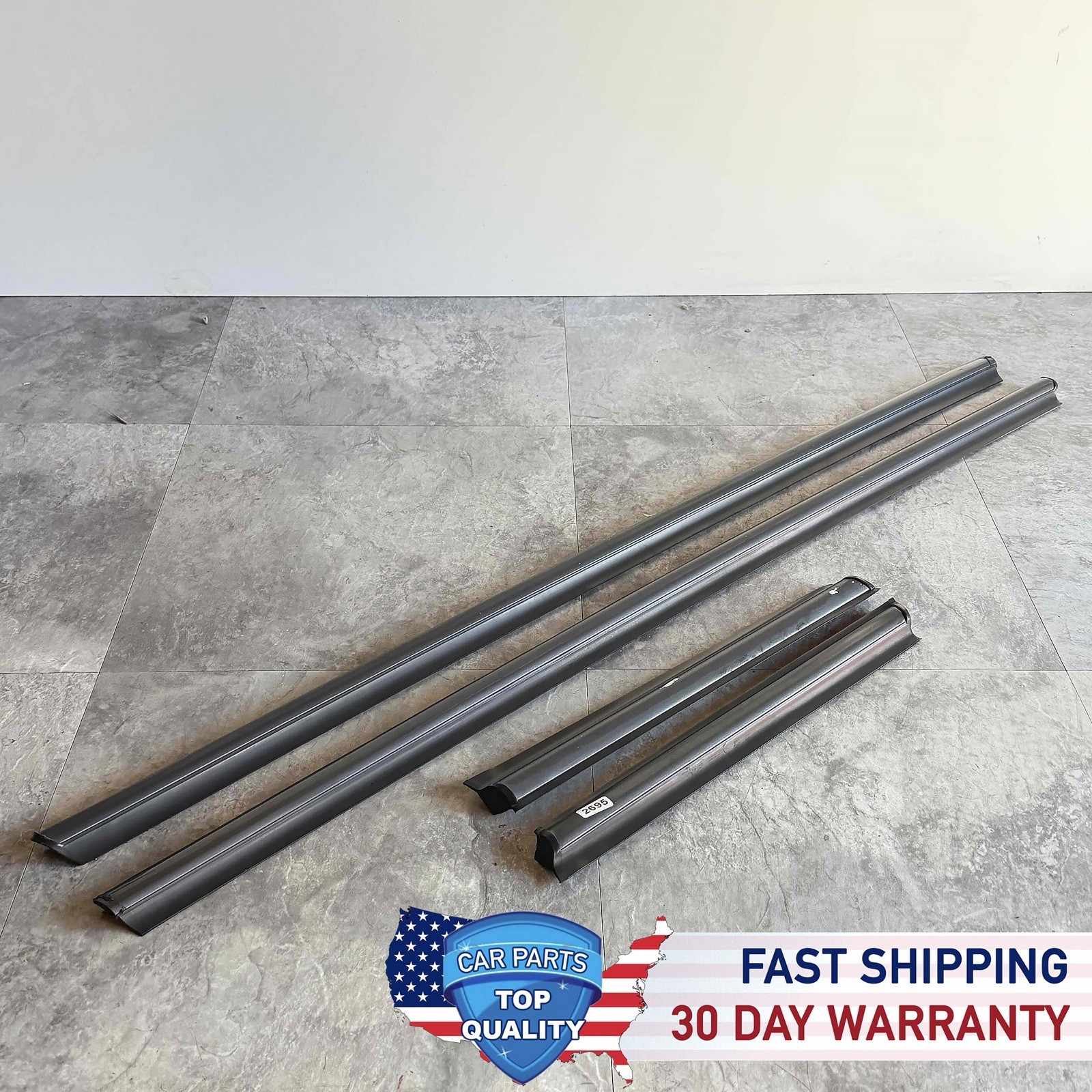 97-06 Jaguar XK8 XKR X100 SET Trim Door Window Molding Outer
