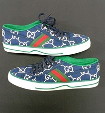 Scarpa Gucci Tennis 1977 - blu inchiostro - taglia 46,5 EU (12,5 UK) PREZZO AL PUBBLICO £550