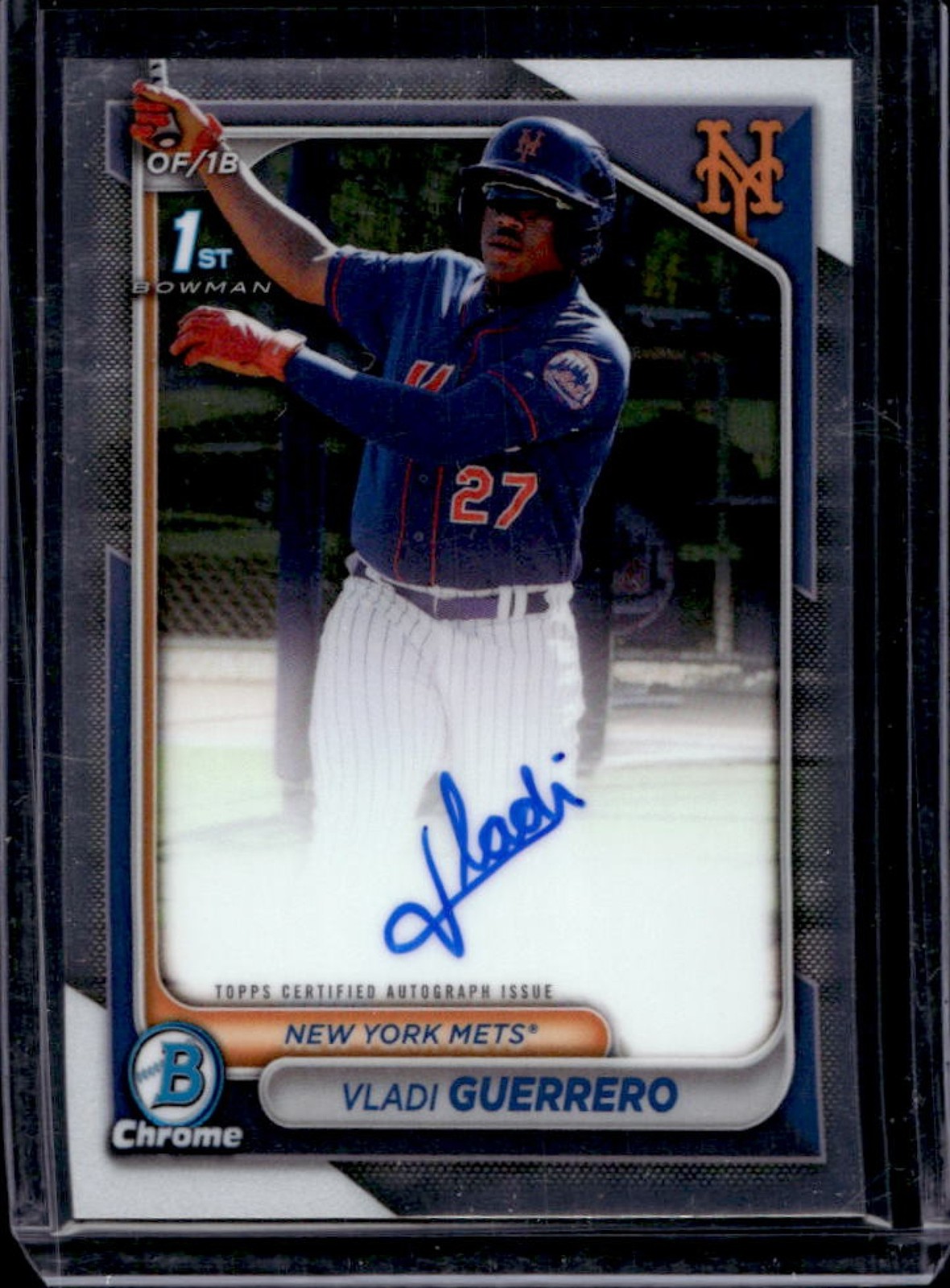 2024 Bowman Chrome Vladi Guerrero Auto 1st #CPA-VG Mets