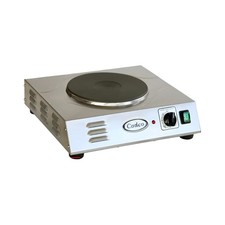 Cadco LKR-220 15" Electric Countertop Hotplate w/ 9" Solid Cast Iron Burner,2...