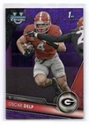 2023 Bowman Chrome U #92 Oscar Delp Purple Shimmer Refractor RC Bulldogs