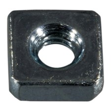  8-32 Zinc Plated Steel Coarse Thread Square Nuts 48 pcs. 