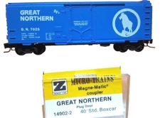 Z MTL 14902-2 40ft Std Box Car Plug Door Great Northern GN
