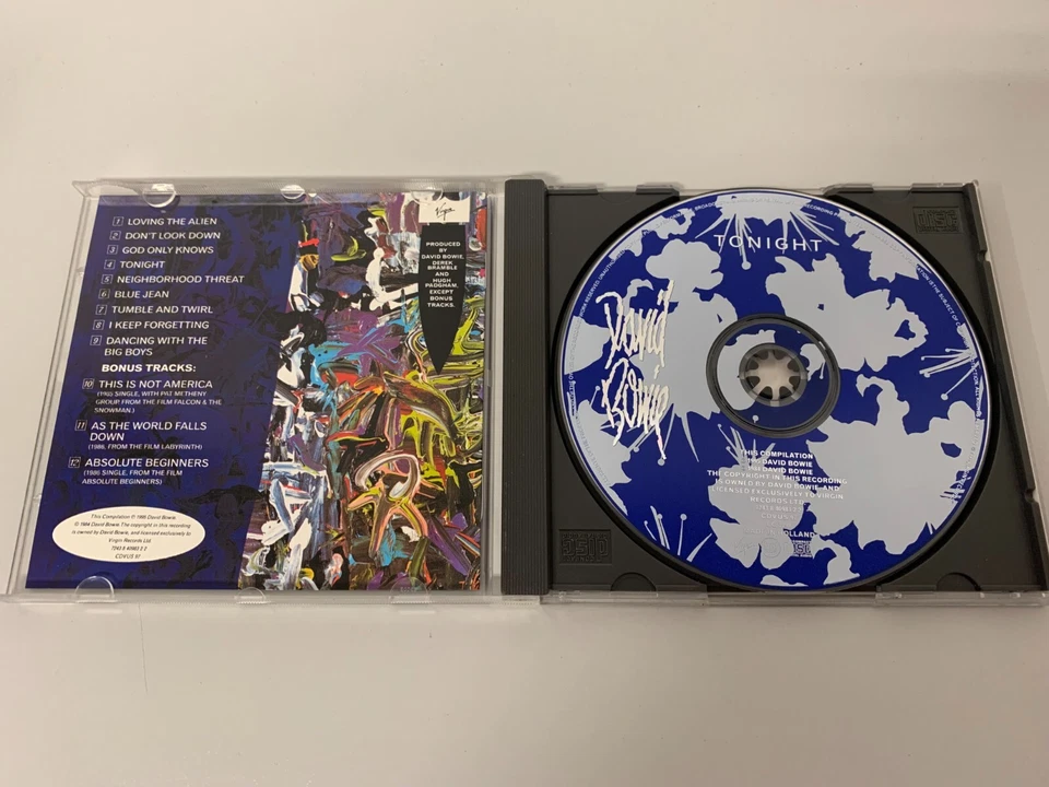 David Bowie – Tonight - rare CD © 1985/95 incl. 3 Bonustacks: Absolute Beginners - Bild 2 von 3
