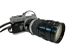 Canon FT QL 35mm Film Camera w/ Canon  55-135mm f/3.5 Variable Aperture Lens #04