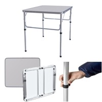 Campingtisch Koffertisch Alu Klappbar Falttisch Gartentisch Klapptish 75X55X70Cm