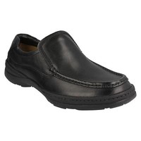 Sale Clarks 'line Stride' Mens Black Leather Slip On Shoes H Fit Sale Clarks 'line Stride' Mens Black Leather Slip On Shoes H Fit