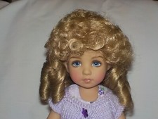 Doll Wig Fits 13" Effner's Little Darlings Doll- Tallina's Size 9 Dk. Blonde