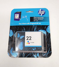 HP 22 Tri-Color C9352AN Printer Ink Cartridge OEM Expired Aug. 2011