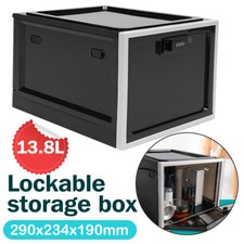 Lockable Box For Food, Medicine Storage Box with Locks Refrigerator Storage Box