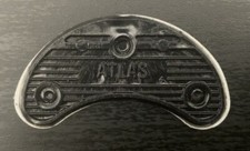  10 Pairs Atlas 3M Heel Plates Size 4 Heel Protectors, Black with Nails