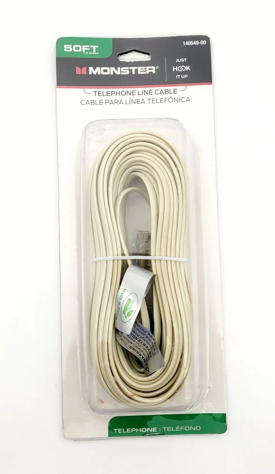 Monster Just Hook It Up Modular Telephone Line Cable - Thumbnail 4