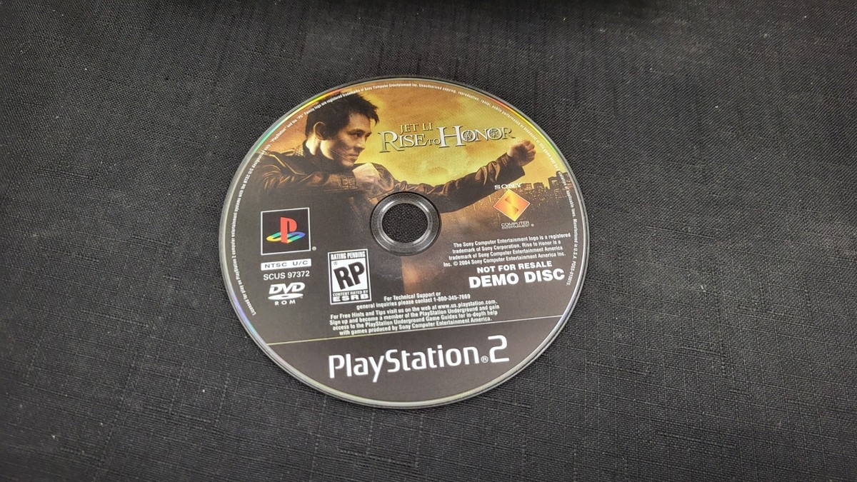 CIB JET LI RISE TO HONOR PS2 SONY PLAYSTATION 2 VIDEO GAME DEMO
