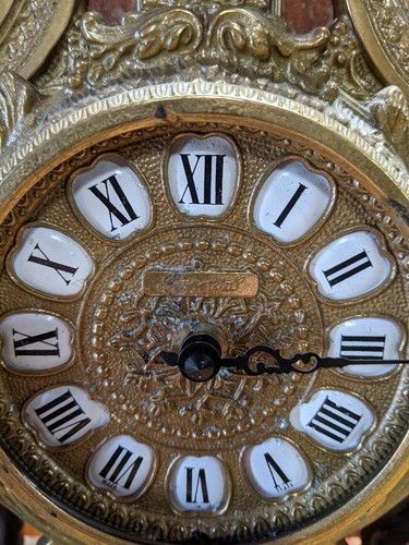 Imperial Franz Hermie Brevettato Ornamental Brass Bronze Clock - Picture 6 of 6