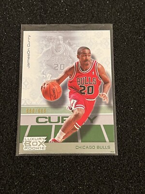 JamesOn Curry 2007-08 Topps Luxury Box Rookie Card #d /699 Bulls #91