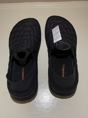 MERRELL Unisex Hut Moc Black Sz 8 Men / Sz 10 Women Slip-On  display picture 3