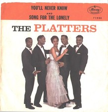 PLATTERS--PICTURE SLEEVE ONLY-- YOU'LL NEVER KNOW --PS--PIC--SLV