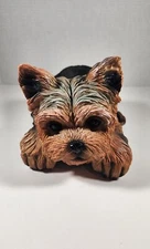 RESIN YORKIE PUPPY SHELF SITTER COLLECTIBLE 