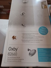 Moen 82660 Oxby 1-Handle Bathtub and Shower Faucet with Valve - Chrome