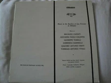 MUSIC IN THE BASILICA OF SAN PETRONIO IN BOLOGNA VINYL LP CAZZATI, COLONNA, EX