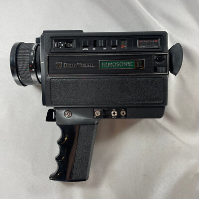 スーパー8 8ミリカメラ　 Bell&Howell T50Xl 難あり Bell & Howell Filmosonic XL 1236 Super 8 Movie Camera w/ Case