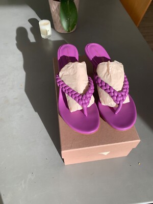 New in BOX GIANVITO ROSSI Braided Leather Kitten Heels Shoes 38 8 $995 Pristine