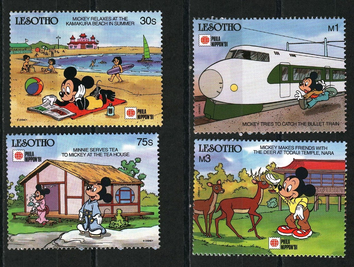 Lesotho 1991 Stamps Set Disney Mickey #11268 | eBay