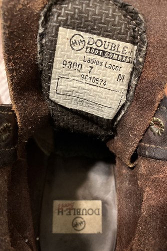 Double H Damengröße 7 M Briar Pitstop braun Roper Schnürung Arbeitsstiefel 9300 LESEN - Bild 11 von 12