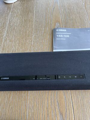 YAMAHA サウンドバー YAS-108 黒 2019年製 バーチャル3Dサラウンド技術に対応した、ワンボディの