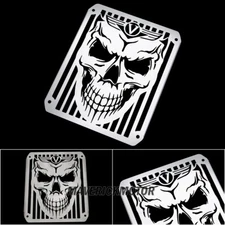 Radiator Cover Grille Guards V Skull For Kawasaki Vulcan VN400 VN800 1995-2006