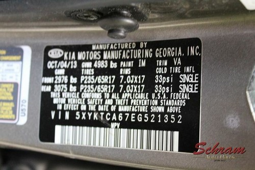Wheel 17x7 Alloy With TPMS Fits 14-15 SORENTO 2030427 - Picture 7 of 9