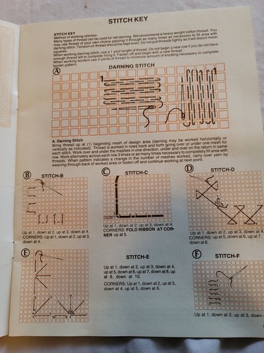 Introducing Net Darning-Net Darning Samplers-Net Darning Country Style Booklets - Picture 11 of 11