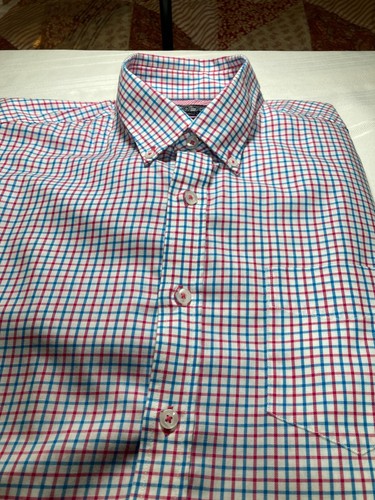 The Savile Row Company Slim Fit Long Sleeved Multi colored Shirt Size XL 17-17.5 - Picture 3 of 7