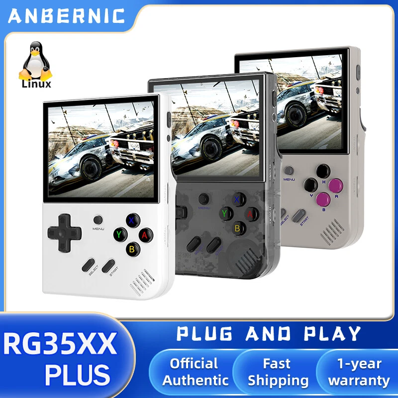 ANBERNIC New RG35XX PLUS Retro Handheld Game Console 3.5 Inch Linux System  Gift