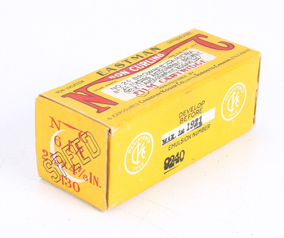 いそ KODAK 130 NC SPEED FILM, BOXED, EXPIRED 1921, SOLD FOR