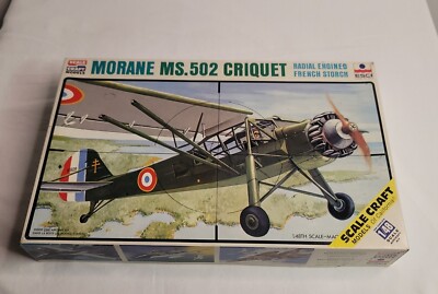 ESCI 1/48 Scale Morane MS.502 Criquet French Storch Model Kit NEW OPEN BOX 