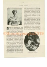 Josephine & Eugenie (more on Reverse), Book Illustration (Print), c1893