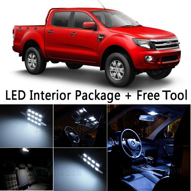 10X Bulb Car LED Interior Lights Package kit For 1998 2003 Ford Ranger
