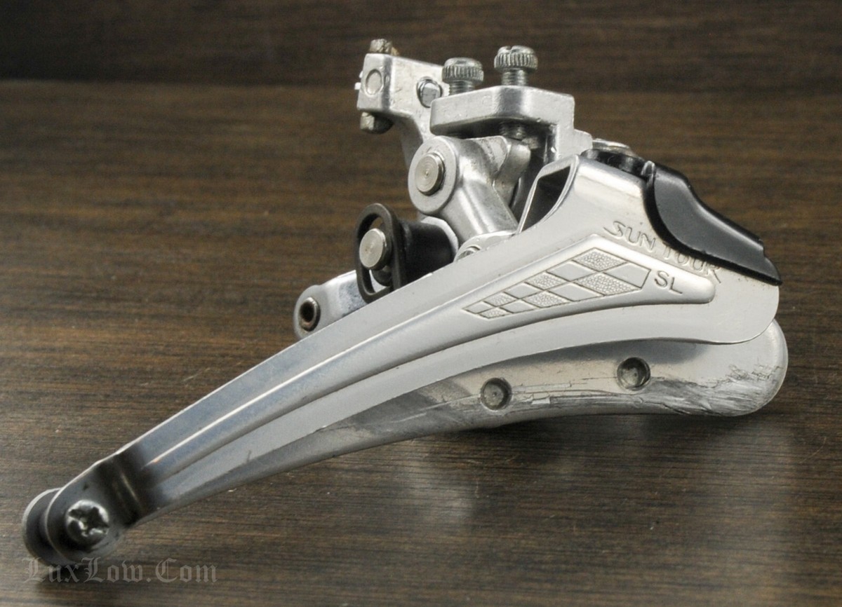 Dérailleur Avant Vintage Suntour BL – 28,6 Mm, Basse Tirage, Double Plateau – Japon