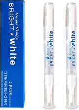 VENUS VISAGE AWARD WINNING TEETH WHITENING PEN 2 PENS 20 USES, WHITENING GEL