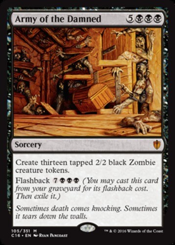 MTG - Army of the Damned - Commander 2016 - NM, English Magic FLAT RATE SHIP