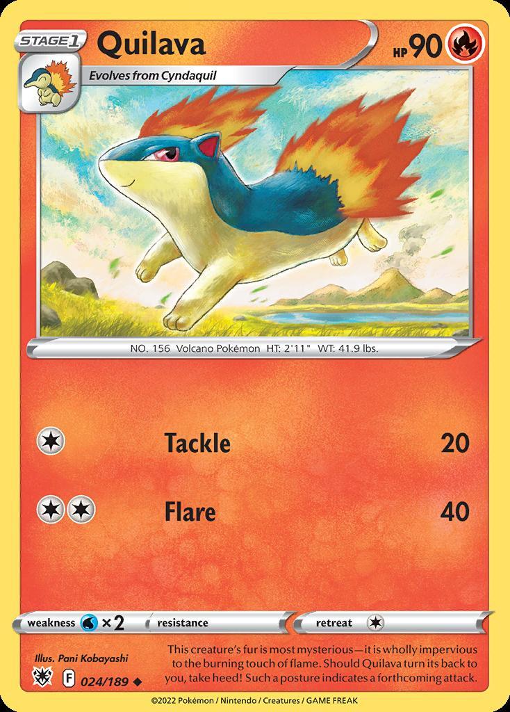 Pokemon Quilava (24/216) Astral Radiance LP