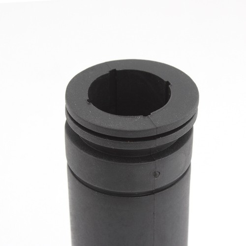 1" Handle Hand Grips Handlebar Rubber Black For Harley Electra Glide Sportster - Picture 10 of 12