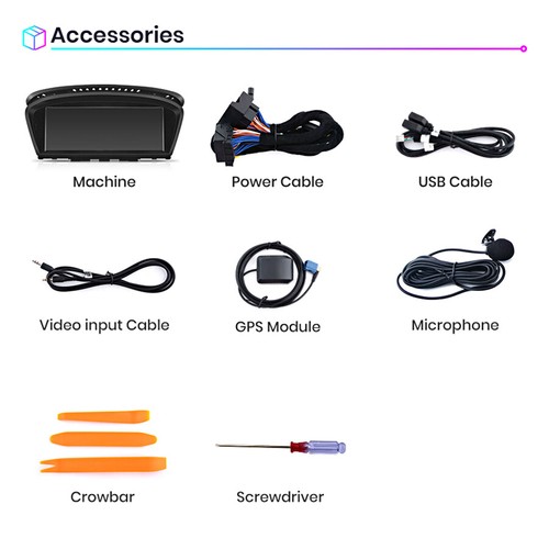 Para BMW E60 E61 E90 E91 CCC CarPlay Android coche USB GPS navegación radio de coche SWC FM - Imagen 11 de 11