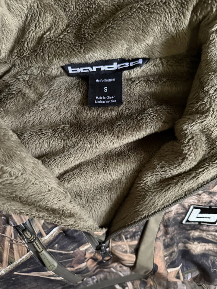 Pullover con bandas para hombre con media cremallera bolsillos PEQUEÑO Realtree madera camuflaje Foto 3 de 4