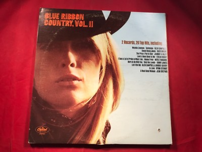 T-99 BLU RIBBON COUNTRY Vol. II - DOUBLE LP - STBB-217 -GATEFOLD COUNTRY RECORD