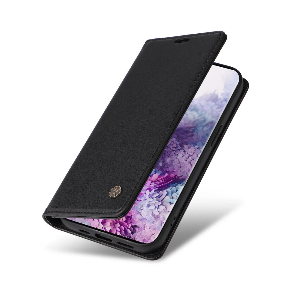 Funda tipo billetera de cuero magnético abatible para teléfono Huawei Honor 50 X9A Enjoy 30 Plus Foto 4 de 4