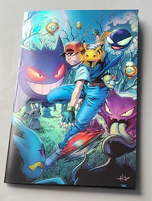 FAME: SATOSHI TAJIRI - C2E2 2025 SHINY POKEMON FOIL   VIRGIN EMBOSSED #4/10 +COA